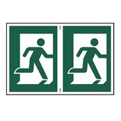 Safety Sign - Running Man Right