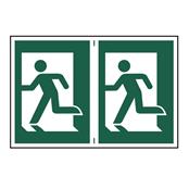 Safety Sign - Running Man Left