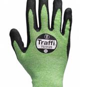 Traffi TG5125 Size10 Xlarge Cut D Nitrile Foam Palm Coated Gloves