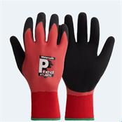 (pack Of 10prs) Pred Watersafe Atlantic Size9 Large Latex Waterproof Gloves