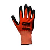 (pack Of 10prs) Polyflex Hydro C3 Size 7 Medium Cut Level 3 Nitrile Foam Gloves