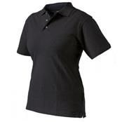 SH21600 LADIES BLACK POLO SHIRT