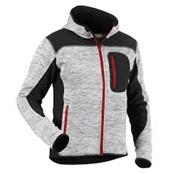 BLAKLADER 4930 GREY MELANGE/BLACK KNITTED HOODED JACKET