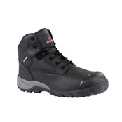 Rockfall Flint Size9 S3 Black Safety Boots