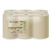 (pack Of 12) Lucart L-One Mini Eco Natural Toilet Rolls