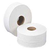 (pack Of 24) Lucart Strong102 86mmx125m White 2ply Micro Mini Jumbo Toilet Rolls