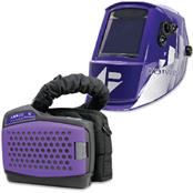 Parweld Xr940a Light Reactive Welding Grind Helmet c/w Clean Air Respiratory