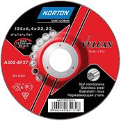 (pack Of 10) 125x6.4x22mm A30s-Bf27c Inox Norton Vulcan DPC Grinding Discs