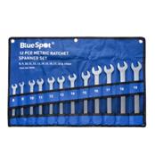 b/s04303 12pce 8-19mm Combination Ratchet Spanner Set