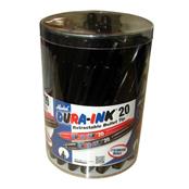 Markal Dura-Ink 20 Retractable Bullet Tip Black Marker Pen