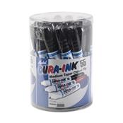 Markal Dura-Ink 55 Medium Tapered Chisel Tip Black Marker Pen