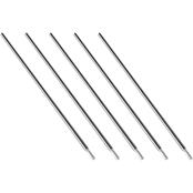 (pack Of 10) Super6 2.4mmx150mm White Tip Zirconiated Tungsten Electrodes
