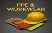 Industrial PPE and workwear such as safety helmets, gloves, and hi-vis clothing supplied by Jones & Clark Ltd