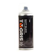 400ml Tygris Black Matt Acrylic Spray Coat Spray Paint (ral9005)