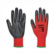 PW RED/BLACK FLEXO GRIP NITRILE PALM DIP GLOVES